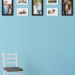 Art Street Set Of 7 Black & White Solid Individual Wall Photo Frames-image-36