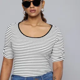 Levis Striped Scoop Neck Regular Top-picture-34