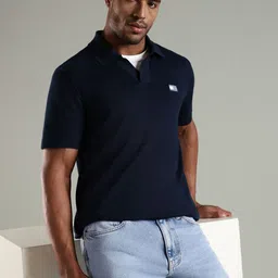 Tommy Hilfiger Men Solid Polo Collar T-shirt-picture-47