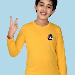 NUSYL Boys Graphic Printed Cotton T-shirt-image-43
