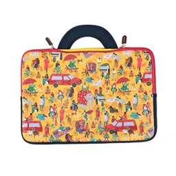 Chumbak Indian Traffic Laptop Sleeve - 13.3inches-image-34