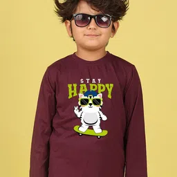 NUSYL Boys Graphic Printed Cotton T-shirt-image-41