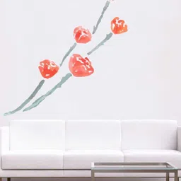 rawpockets Red & Blue Rose & Stem Wall Stickers-image-35