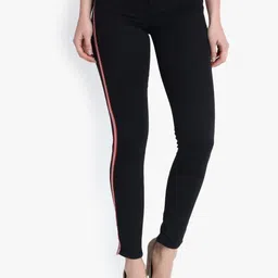 Kotty Women Black Skinny Fit High-Rise Clean Look Stretchable Jeans-image-15