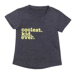 DOOR74 Unisex Kids Navy Blue Printed Round Neck T-shirt-picture-34