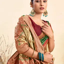 KALINI Woven Design Zari Kanjeevaram Saree-picture-20