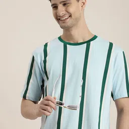 HERE&NOW Striped Pure Cotton T-shirt-picture-11