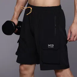 HRX by Hrithik Roshan Men Cargo Style Training Shorts-picture-29