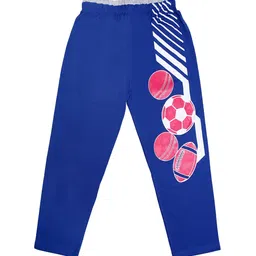 SWEET ANGEL Kids Blue Straight-Fit Track Pants-picture-29
