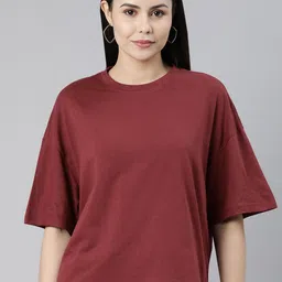 Huetrap Drop-Shoulder Sleeves Boxy T-shirt-picture-23