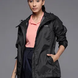 Columbia Women Black Arcadia II Rain Jacket-image-56