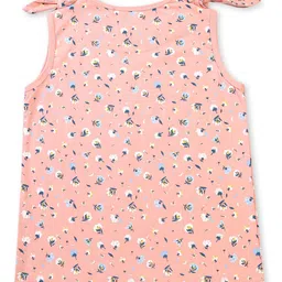 Gini and Jony Girls Floral Printed Cotton Tie-Ups Top image 3