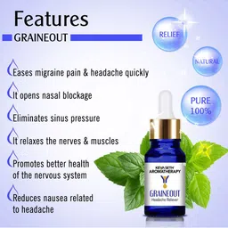 keya seth aromatherapy KEYA SETH Graine Out Headache Reliever Oil 10 ml image 3