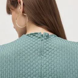 The Roadster Life Co. Textured Sleeveless Crop Top with Palazzos image 4