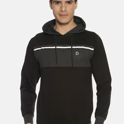 Dollar Men Black Colourblocked Sweatshirt-image-16