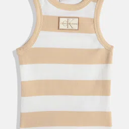 Calvin Klein Striped Pure Cotton Tank Top image 1