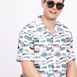 Aeropostale Abstract Printed Casual Shirt-picture-39