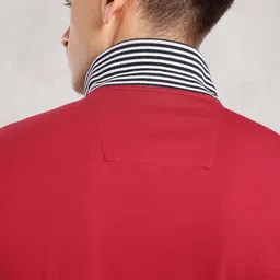 Nautica Colourblocked Polo Collar Pure Cotton T-Shirt image 3