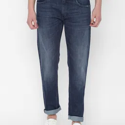 Allen Solly Men Navy Blue Skinny Fit Jeans-picture-22