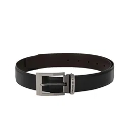 Pacific Gold Men Black & Brown Reversible Solid Belt-image-88