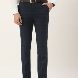 Peter England Men Slim Fit Formal Trousers-picture-15