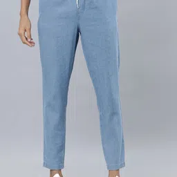 HIGHLANDER Men Blue Tapered Fit Mid-Rise Clean Look Jeans-picture-26