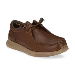 CARLO ROMANO Men Brown Textured Leather Mid-Top Sneakers-picture-27