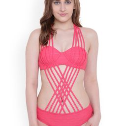 La Intimo Women Red Solid Swim Bikini Set LIF1P004RD0-picture-12