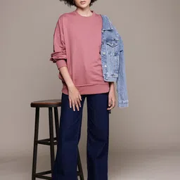The Roadster Lifestyle Co. Long-Sleeves Longline Pullover-image-42