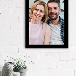 eCraftIndia Black Solid Memory Wall Collage Photo Frame-image-27