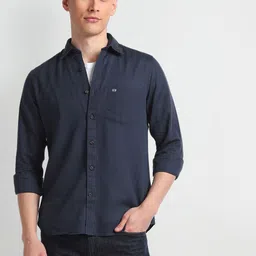 Arrow Sport Men Pure Cotton Slim Fit Casual Shirt-image-12