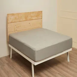 wakefit Grey Cotton Waterproof Mattress Protector-image-39