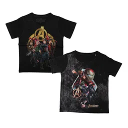 Marvel by Wear Your Mind Boys Black Printed Round Neck T-shirt-picture-10