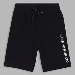 Antony Morato Boys Typography Printed Mid-Rise Shorts-image-30