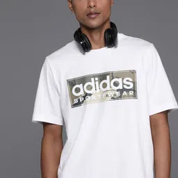 ADIDAS Brand Logo Printed Sports T-shirt-picture-36