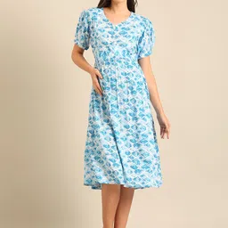 NIGHTSPREE Print Maternity Fit & Flare Dress-image-29