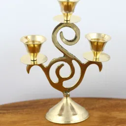 INTERNATIONAL GIFT Gold-Toned Candle Holder-image-20