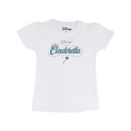 Disney by Wear Your Mind White Printed Regular Top-image-46