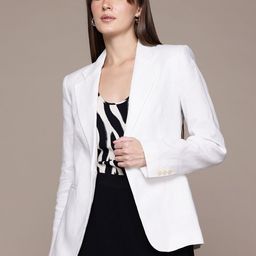 MANGO Single-Breasted Linen Blazer-picture-6