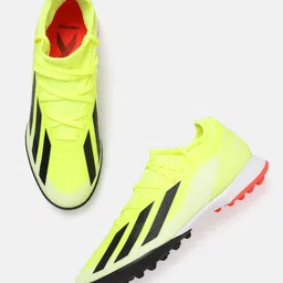 ADIDAS Unisex Striped Detail Round-Toe X Crazyfast League Football Shoes-picture-11
