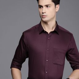 Raymond Pure Cotton Slim Fit Opaque Formal Shirt-picture-9
