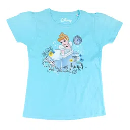 Disney by Wear Your Mind Blue Disney Princess Regular Top-picture-34