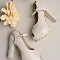 Shoetopia Girls Stiletto Peep Toes-picture-18