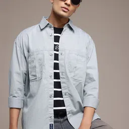 The Roadster Lifestyle Co. Pure Cotton Twill Shirt-picture-11