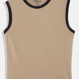 METRO KIDS COMPANY Boys Beige Solid T-shirt-picture-20