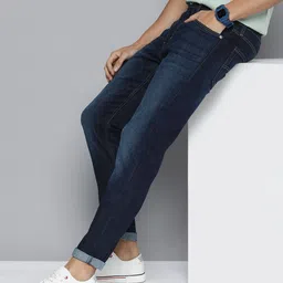 Levis Men 512 Slim Tapered Fit Mid-Rise Light Fade Stretchable Jeans image 1