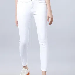 Tokyo Talkies Women White Skinny Fit High-Rise Clean Look Stretchable Jeans-picture-36