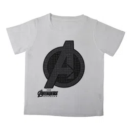 Marvel by Wear Your Mind Boys White Printed Round Neck T-shirt-picture-16
