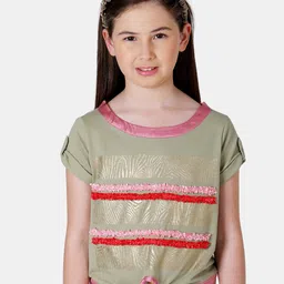 One Friday Embellished Striped Top-picture-14