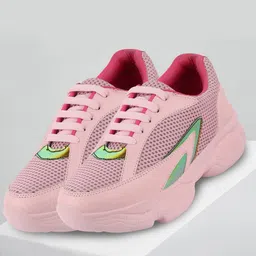 FAUSTO Women Pink PU Running Shoes-picture-27